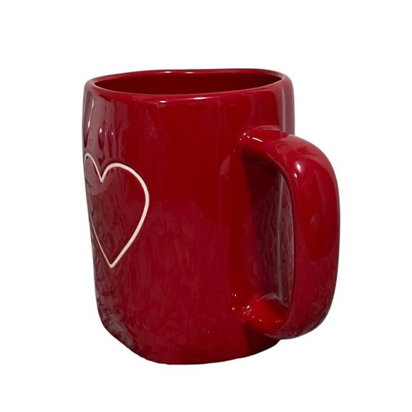 Rae Dunn Heart Red Ceramic Mug - Picture 2 of 4
